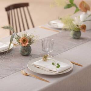 テーブルクロス Azulejo／アズレージョ カカオ