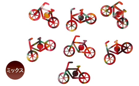 自転車ピンズ | ピンバッジ 小物 ファッション アクセサリー 乗り物 ギフト ウォールナット柄