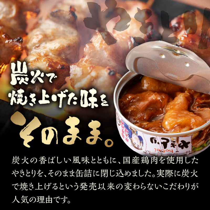 やきとり缶詰　たれ味6缶セット [sf001-152]