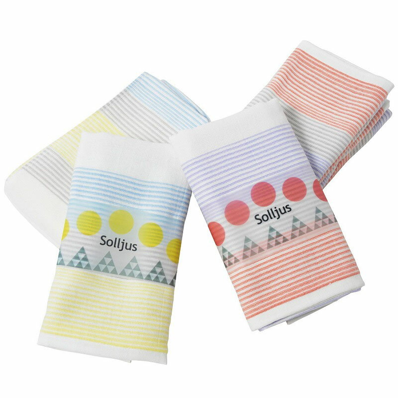 【ふるさと納税】ソ リュース フェイスタオル 6枚 セット イエロー レッド 各 3枚 34 × 85cm 綿100% 縞 横縞 縞模様 ボーダー やわらか 吸水 ソリュース フェイス タオル ふくろやタオル 泉州タオル のし 熨斗対応可 ギフト 贈答 贈り物 大阪府 泉佐野市 送料無料