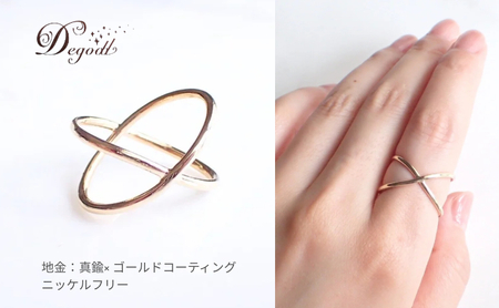 Degodd デゴッド Eternity GLリング 13号  リング 指輪 ゴールドリング アクセサリー レディースアクセサリー ファッションジュエリー シンプル シンプルリング シンプルアクセサリ