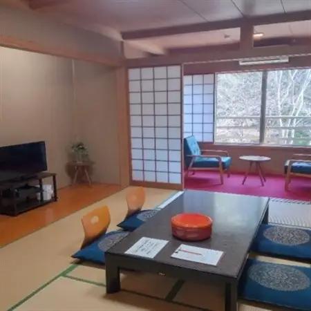 山梨県南部町秘湯「奥山温泉」宿泊券(1泊2食付き)5名様　10畳【1619602】