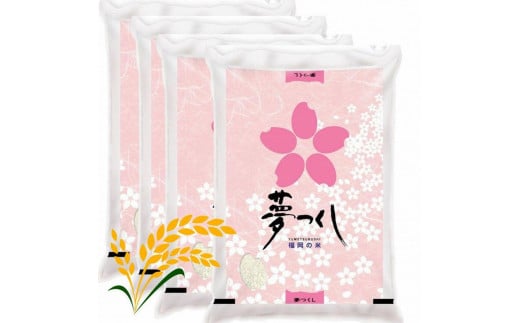 【令和7年産】福岡県産ブランド米「夢つくし」白米 20kg