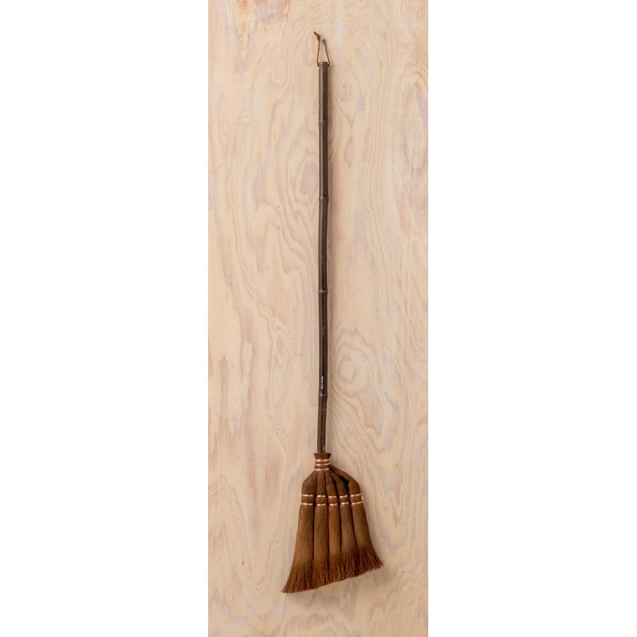 ＜Broom Craft＞国産棕櫚皮箒５玉 ミドル