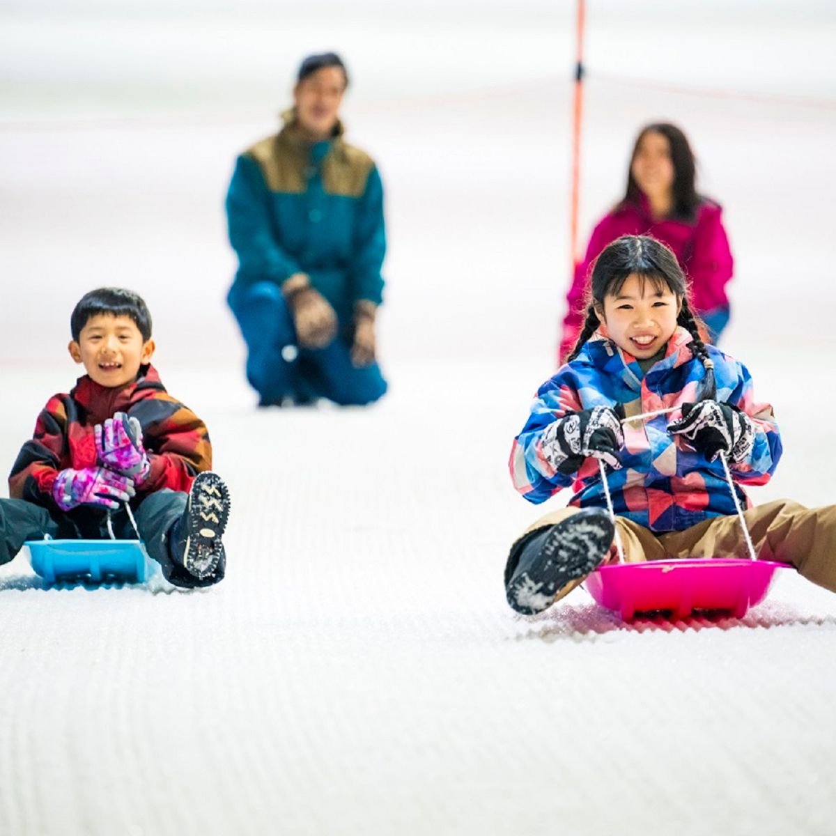 狭山スキー場 ファミリーワンデーチケット4枚 (中学生以上2枚・3歳～小学生2枚)