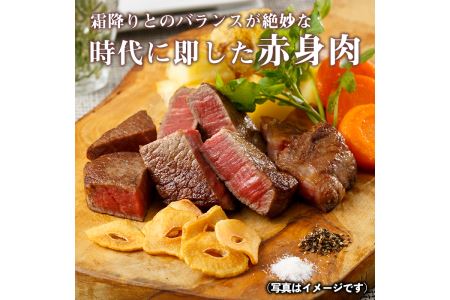 s142 鹿児島県産南国黒牛(肉専用種)ヒレステーキ2種盛り(計440g・220g×2パック)霜降りと赤身のバランスが絶妙な牛肉！ステーキとサイコロステーキをお楽しみください【カミチク】