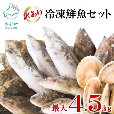 ふるさと納税 鹿部町 【訳あり】 北海道鹿部町の漁師応援プロジェクト!冷凍鮮魚セット 約4〜4.5kg SM15-2S