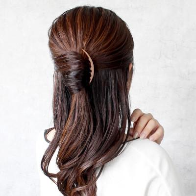 ふるさと納税 静岡市 【女性のアイデア×職人技】ステンレス製かんざし「Arcliner comb/Pink Gold」 |  | 01