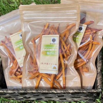 ふるさと納税 西之表市 中園ファームの熟成安納芋の黄金塩けんぴ