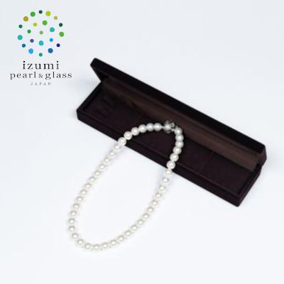 ふるさと納税 和泉市 《いずみパール》貝パール大珠10mm　ネックレス　#03　(シルキーホワイト色)