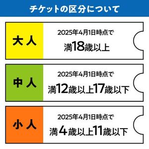 大阪・関西万博入場チケット　一日券(中人)【1648112】