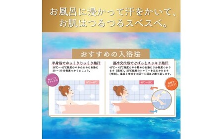 お風呂で使う汗かきエステセット　13個入（6ヶ月分）　＜汗かきエステ気分シリーズ＞ ※離島への配送不可