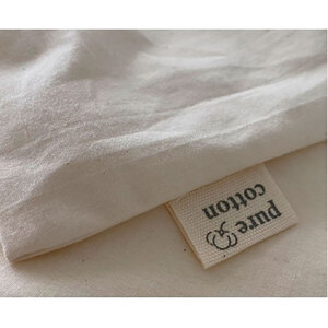 ＜クィーン＞自然のままのピュアコットンボックスシーツ(160×200×30cm)キナリ PUBX-Q