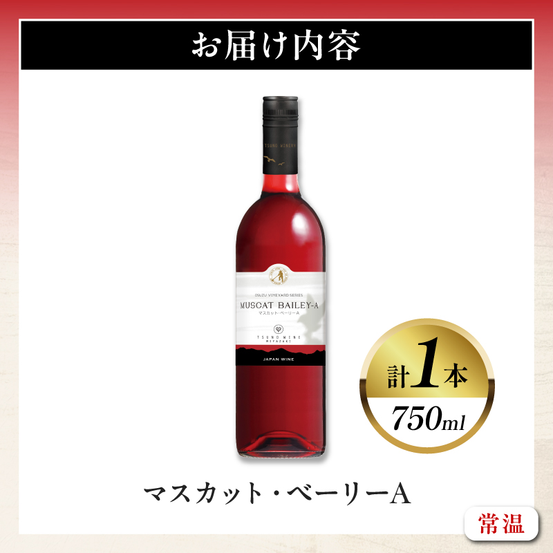 マスカット・ベーリーA (計1本) _T014-0245【酒 飲料 アルコール 国産 人気 ギフト 飲料 食品 お酒 お土産 贈り物 送料無料 プレゼント】