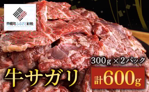 【田村精肉店】牛サガリ（焼肉用）300ｇ×2Ｐ／Ｃ 【配送不可地域：離島】 【 ふるさと納税 人気 おすすめ ランキング 牛肉 肉 牛サガリ サガリ 焼肉 焼肉用 焼肉用牛肉 牛 北海道 美幌町 送料無料 】 BHRJ018