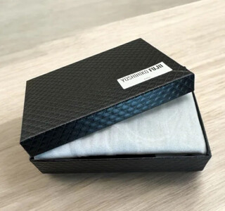 角小皿 マジョ（金箔）ブルー