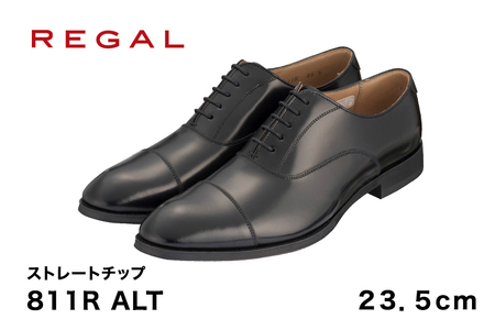 REGAL 811R ALT ストレートチップ ブラック 23.5cm リーガル ビジネスシューズ 革靴 紳士靴