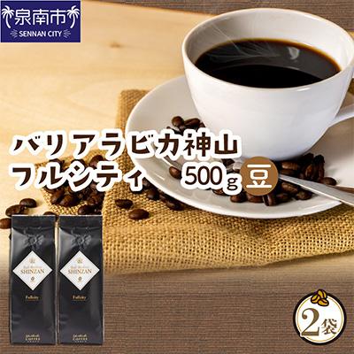 ふるさと納税 泉南市 □【吉田珈琲本舗謹製】バリアラビカ神山フルシティ  250g×2袋/豆