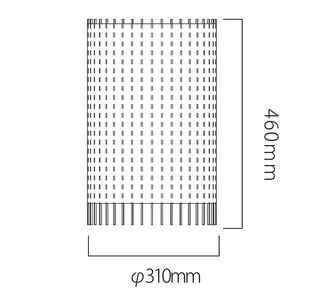 【日吉屋】自立式スタンド照明 和紙の色（白茶色）