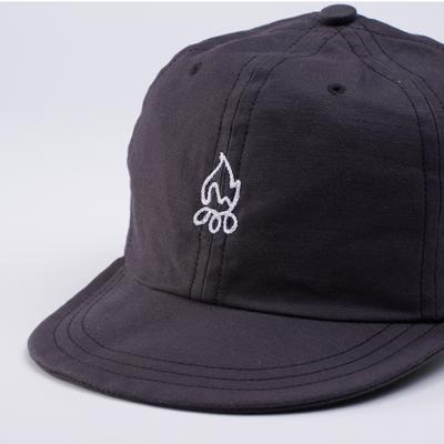 ふるさと納税 坂戸市 save 洗って経年変化するキャップ ブラック(たき火刺繍) |  | 01