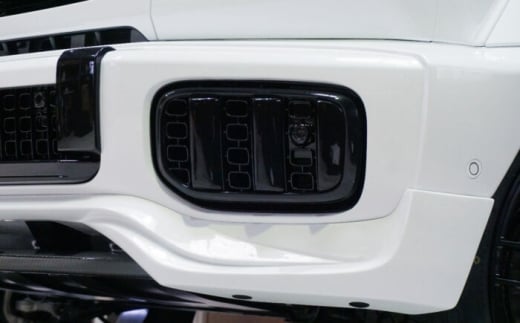 カー用品 バンパーグリルフィン W465 G450d G580 オリジナル メルセデス ゲレンデヴァーゲン ベンツ 新型 マイナーチェンジ カスタム パーツ 外装 エクステリア グリル カバー 黒 ブラック 引き締め効果 重厚感 かっこいい スタイリッシュ 高品質 おすすめ 人気 岐阜市 / グリッド [ANHT009]
