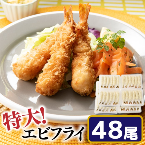 BB052.特大！市場のまかないエビフライ48尾（約1800g）