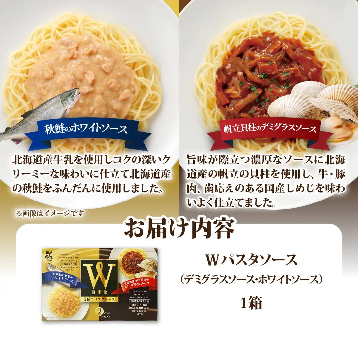 Wパスタソース（デミグラスソース・ホワイトソース） NAO109