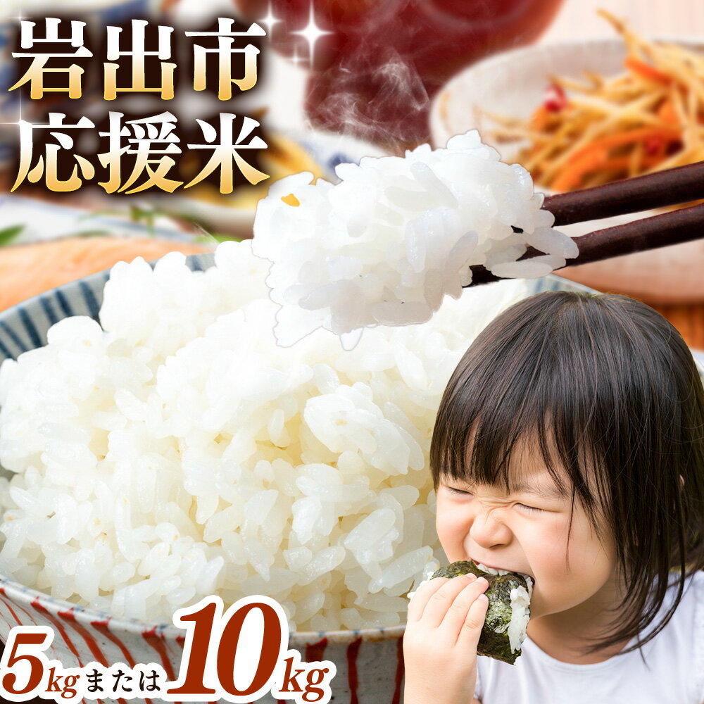 【ふるさと納税】米 こめ 岩出市応援米 約5kg 10kg 《30日以内に出荷予定(土日祝除く)》 和歌山県 岩出市 送料無料 お米 コメ 白米 精米
