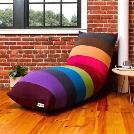 Yogibo Max レインボー ナチュラル_雑貨・日用品  家具・インテリア _【配送不可地域：離島】【1172338】