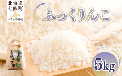 【先行予約】 令和7年産 ふっくりんこ5kg 【ふるさと納税 人気 おすすめ ランキング ふっくりんこ 米 こめ 白米 精米 ごはん ご飯 北海道産 北海道 七飯町 送料無料】 NAZ017