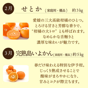 【紅まどんな 入り！】愛媛みかんおたのしみ定期便 【全6回】 | 紅マドンナ 温州みかん 石地みかん せとか いよかん 完熟島いよかん カラマンダリン 河内晩柑 まどんな 柑橘 みかん 蜜柑 mika