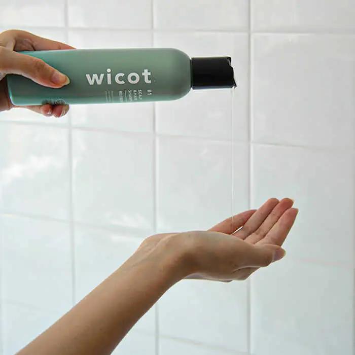 【10本入】wicot スカルプ＆ヘアシャンプーリフレッシュa 糸島市 / 株式会社ピュール 頭皮ケア シャンプー [AZA150]