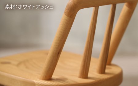 キッズチェア（ホワイトアッシュ）《糸島》【answer】[APB017] お洒落 インテリア 木工家具 クラフト オリジナル 木 おしゃれ