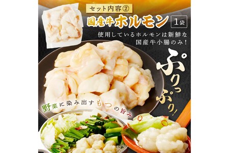 【牛 ホルモン鍋／塩味】京都・日本海牧場のホルモン鍋（塩味）＜ホルモン、塩だし、九条ネギ、麺2玉付＞　新鮮ホルモンの「牧場の牛ホルモン鍋」ホルモン鍋セット・ホルモン鍋スープセット・ホルモン肉