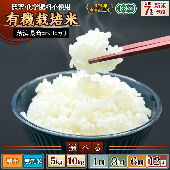 新米予約 令和5年 無農薬 米 5kg 新潟 コシヒカリ 新潟こしひかり 白米 16-05新潟県胎内産JAS有機合鴨栽培コシヒカリ5kg（精米）