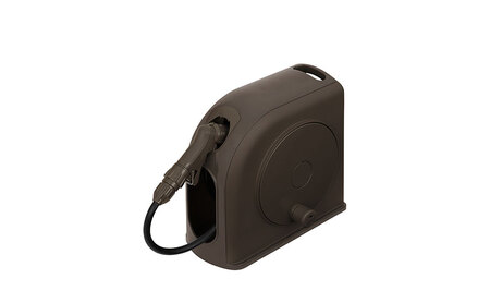 フルカバーホースリール スリムHG 15M FSHG-15 ダークブラウン ホース ホースリール スリム 散水ホース 水まきホース 15m フルカバー カバー付き 水やり 水撒き 散水 ガーデニング 