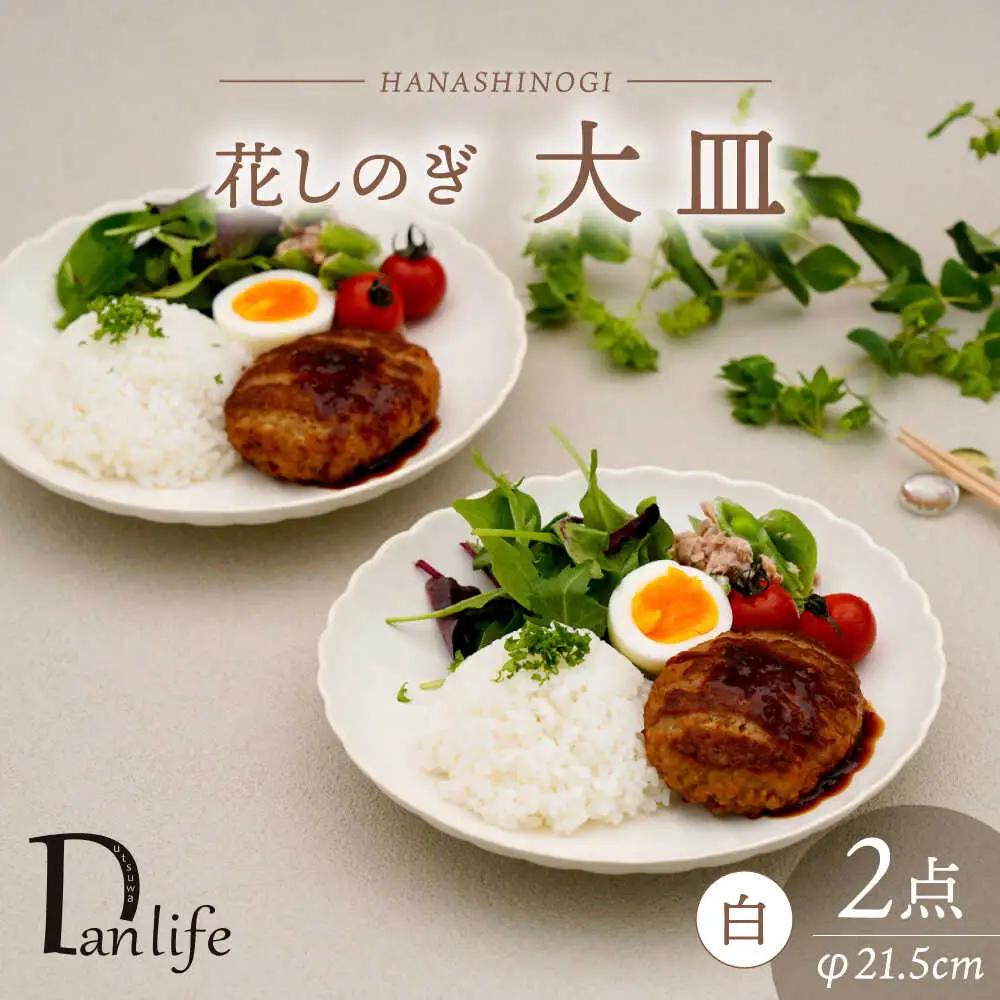 【波佐見焼】花しのぎ 大皿 ペア 白【団陶器】[PB190]