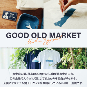 Mt.Fuji Long sleeve T-shirt 《MADE IN FUJIYOSHIDA》Navy Mサイズ