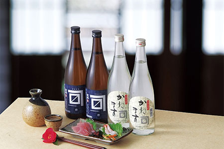 金升 碧ラベル・本格米焼酎 かねますセット 720ml×4本　【 新潟県 新発田市 金升酒造 地酒 日本酒 米焼酎 セット 720ml 4本 E02_02】 