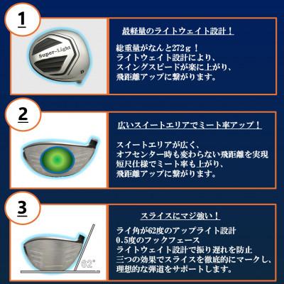 ふるさと納税 小山市 ゴルフクラブ ドライバー デカタン スーパーライト 43.5インチ フレックスS 特別仕様 |  | 01
