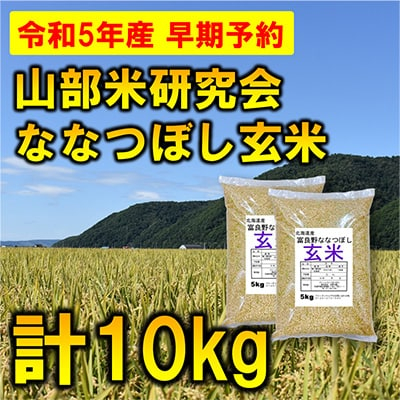 
            ＜発送月固定定期便＞◆令和7年産先行受付◆特A受賞!富良野市産ななつぼし 玄米10kg全3回【4000345】
          