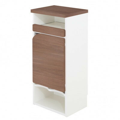 【ふるさと納税】子育て支援家具　オムツストッカー(ブラウン)　OMT-35B【1416572】