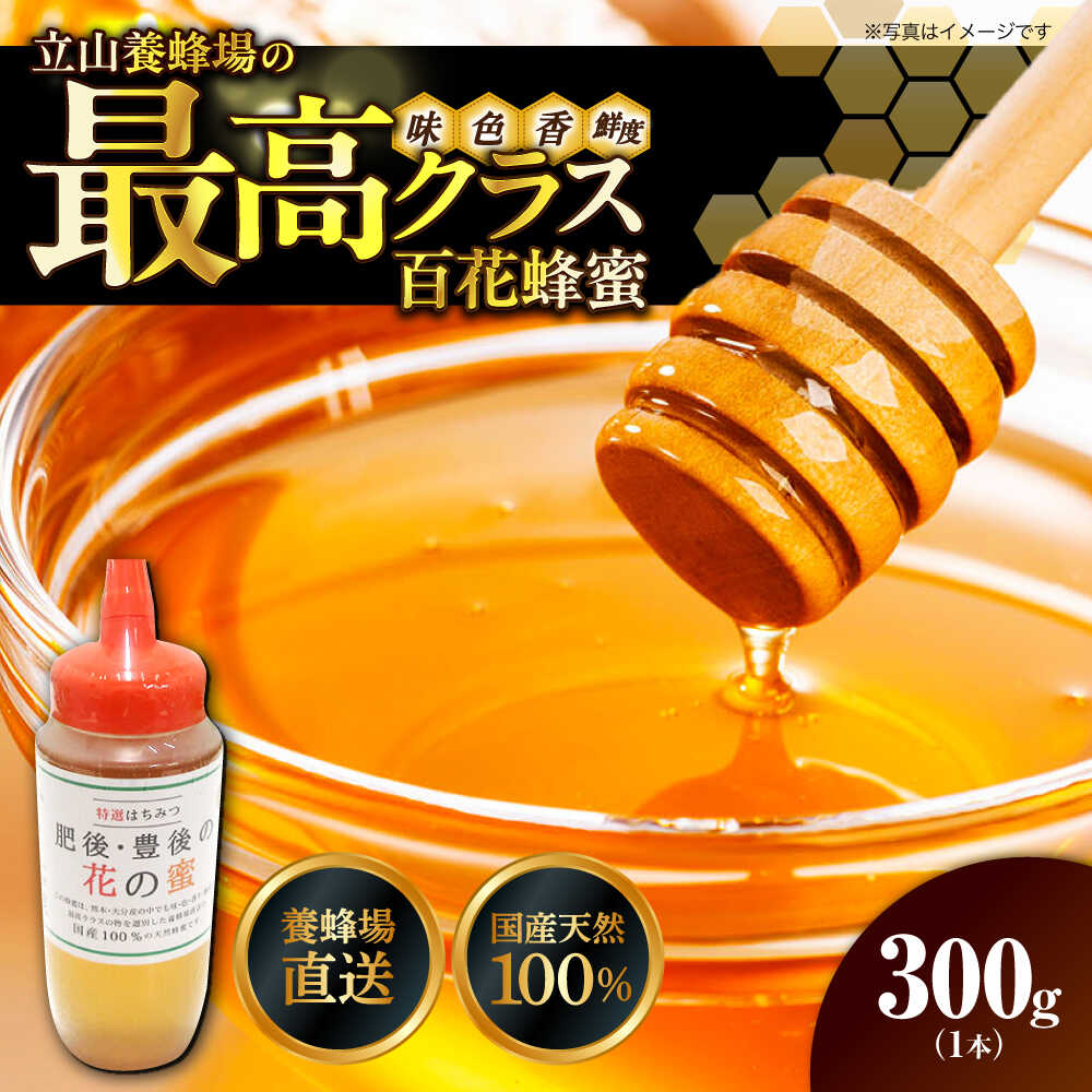 【ふるさと納税】立山養蜂場 国産 百花 蜂蜜 300g はちみつ【一般社団法人クラッシーノこうし】[AYAB039] 蜂蜜 はちみつ ハチミツ 国産 純粋はちみつ 百花はちみつ ハニー 二ホンミツバチ 日本ミツバチ 送料無料