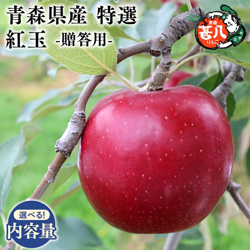 【ふるさと納税】≪内容量が選べる≫青森県産 特選 甚八りんご 紅玉 3kg 5kg【青森県 平川市 マルジンサンアップル】10月発送 贈答用 青森 青森県産 平川 りんご リンゴ 林檎 くだもの 果物 フルーツ レビューキャンペーン