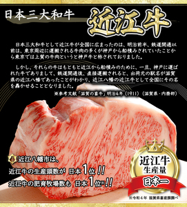 【4等級以上】【総本家肉のあさの】極旨近江牛ロースステーキ【400ｇ（200ｇ×2枚）】【AE01SM】