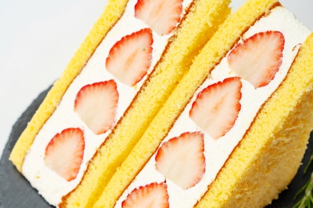 カステラフルーツケーキサンド（いちご）１０個セット【冷凍発送】（029_5005）