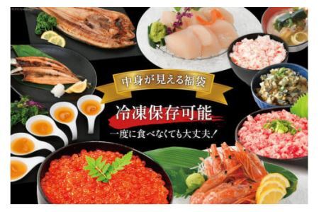 豪華 海鮮福袋 全10種 [カネダイ 宮城県 気仙沼市 20562785]海鮮 福袋 いくら ホタテ ほたて カニ かに ズワイガニ フカヒレ 魚介 魚 冷凍