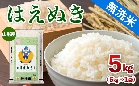 令和7年産 【無洗米】 山形産 はえぬき 5kg FY25-351