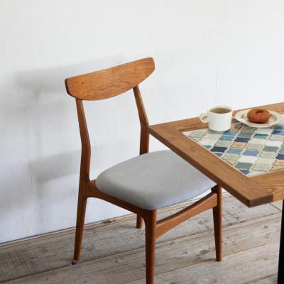 ふるさと納税 富田林市 Cordial Dining Chair BRフレーム 倉敷帆布 グレー杢【SWOF】 |  | 02