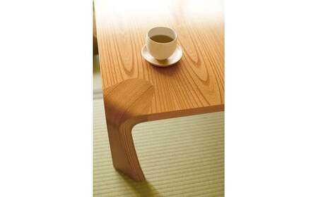 座卓 ( ケヤキ ・ ブラウン ) 天童木工 山形県 天童市 07-19-030